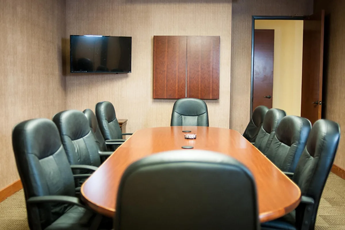 Furnished workspace at Heritage Office Suites Round Rock